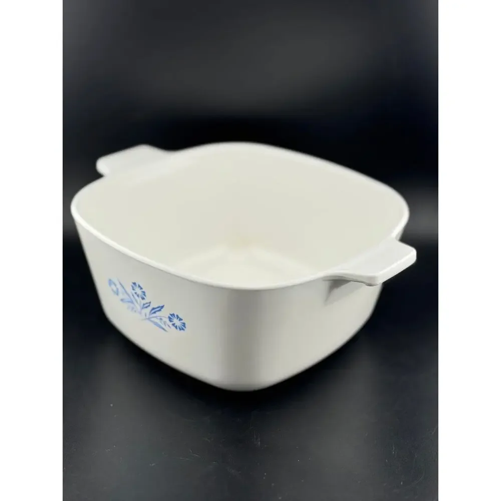 Cornflower Blue by Corning -  1.75 Quart Square Casserole No Lid